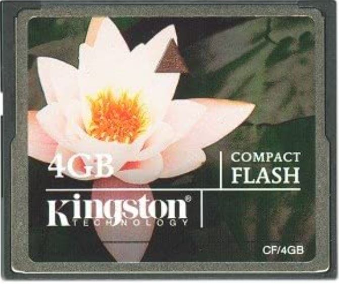 COMPACT FLASH 4 GB KINGSTON